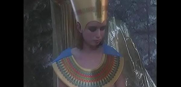  Brazen-faced tomb raider broke in sepulchral vault of Efyptian queen Belladonna and felt across the curse of pharaoh